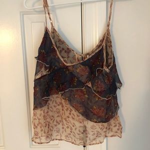 Free People Flower Tank Top